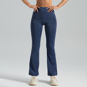 Leggings Deportivos de Cintura Alta con Estampado a Cuadros, de Secado Rápido, Cintura Elástica, Transpirables y Sin Costuras - Product Image 1