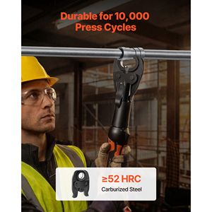 Mandrino MegaPress da 3/4 di pollice per utensili a pressione HVAC serie Compact, in acciaio temprato 52 HRC - Compatibile con utensili a pressione da 24KN - Product Image 4