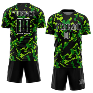 Tenue de football camouflage personnalisable avec nom et numéro, en polyester 240 GSM anti-humidité - Product Image 2