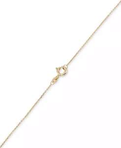 การออกแบบโคลเวอร์ Openwork ห้าสถานี18 "คอสร้อยคอทอง10K | Macy's - Product Image 4