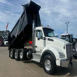 Nuevo Camión Volquete de Perfil Bajo 5x10 con Caja de Remolque 8x4, Dirección Izquierda, Diésel, ACC Euro 3, con Puerta Esparcidora de Material de Hierro - Product Image 6