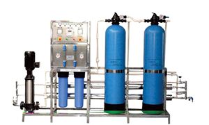 Système de traitement d'eau industriel RO en FRP de 1000 LPH avec pompe, garantie 3 ans, fabricant exportateur - Product Image 3