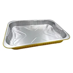 Container 4670ml Custom Aluminum Foil Container And Lids Printing/aluminum Foil Food Packing Foil Containers