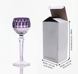 Copas de Vino de Cristal de Colores Estilo Bohemio Premium para Bodas, Regalos Corporativos y Colecciones de Regalos de Lujo - Product Image 5