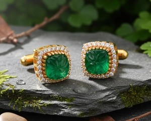 Bijoux de luxe pour hommes, boutons de manchette |   Boutons de manchette personnalisés en acier inoxydable et argent sterling 925 pour mariage et affaires - Product Image 4