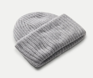 Bonnet en tricot côtelé bordeaux foncé unisexe pour adulte, chaud et doux en mélange de laine, avec revers plié, couleur unie, pour usage quotidien décontracté - Product Image 4