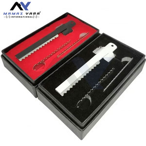 Échantillon Gratuit : Lame de Coiffure Professionnelle en Acier Inoxydable de Haute Qualité – Outil de Coiffure pour Barbiers, Couteau à Effiler, Rasoirs à Doigts pour Barbiers - Product Image 2