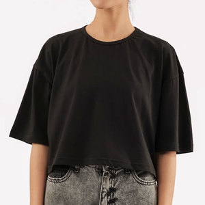 New Design Best Service Comfortable Fit Stylish With New Arrival Good Supplier High Quality Street Wear Printed Women Crop Top - Product Image 1