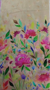 Tissu tissé 100 % modal satiné pur – toucher doux et soyeux, motif floral écologique, 120 GSM, fil 100x100, pour vêtements et robes garçons - Product Image 4