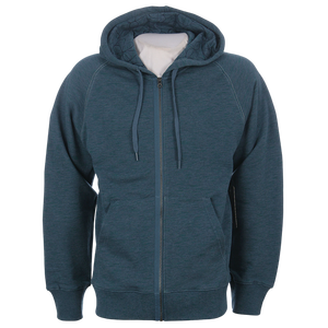 Sudadera con Capucha y Cremallera para Hombre, Color Sólido, Corte Regular, Informal, Felpa Francesa, 100% Algodón, Transpirable, para Otoño - Product Image 1