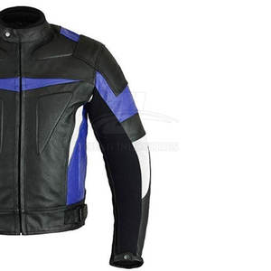 Blouson de motard en cuir slim pour homme avec col montant, nouveau design 2026, blouson d'équitation en cuir de haute qualité - Product Image 3