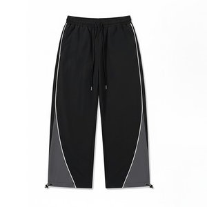 Most Demanding Custom Logo Black Men's Waterproof Breathable Winter <b>Wind</b> <b>Breaker</b> Panel Pants Sets Quick Dry Streetwear Zipper - Product Image 3