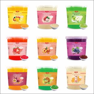 Hot Selling Tangy Flavored Popping <b>Boba</b> 3.2kg Bulk Perfectly Paired with Slushies Comes in Bottle Packaging - Product Image 1