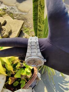 Montre automatique multifonctionnelle de qualité supérieure avec diamants Moissanite, mouvement japonais, vente en gros auprès d'un fabricant indien - Product Image 2