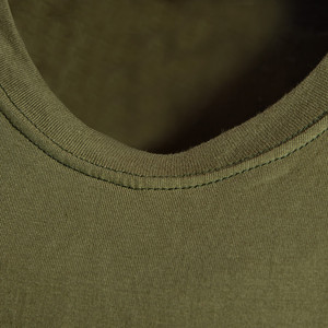 Wholesale All-Cotton Solid <b>Olive</b> <b>Green</b> <b>T</b>-<b>shirt</b> Athletic Style Anti-Pilling 180g Jersey Dyed Garment Blank Design Custom Print - Product Image 3