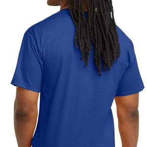 T-shirt imprimé pour homme, prix d'usine, 100% coton, couleur unie, vente en gros, t-shirt pour usage quotidien - Product Image 5