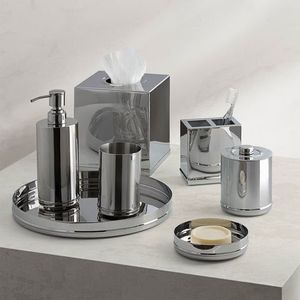 Ensemble de salle de bain en acier inoxydable design, conçu pour compléter les salles de bain élégantes et les thèmes de décoration coordonnés - Product Image 6