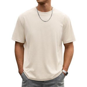 Camisetas Ringer de Estilo Contemporáneo para Hombre, Cuello Acanalado Minimalista, Costuras Impecables, Prenda Estética, Ajuste Duradero, Camiseta Ligera - Product Image 1