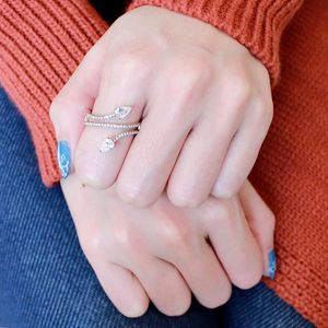 Anello in Acciaio Inossidabile DA171 Clear IP Gold (Ion Plating) con Zirconi Cubici di Grado AAA, Anelli alla Moda - Product Image 5