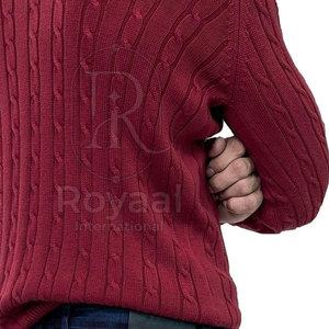 Pulls pour hommes grande taille, respirants, à contraste de couleurs, vêtements basiques, dernier design - Product Image 5