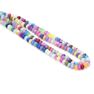 Cuentas de Ópalo Multicolor en Forma de Rondelle: Gemas para Joyería y Manualidades (7-9mm) - Product Image 4