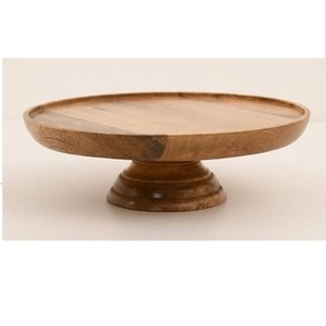 Soporte para Servir Pasteles de Madera Multifuncional de Diseño Lujoso con Acabado Natural, Soporte Decorativo para Servir Pasteles - Product Image 3