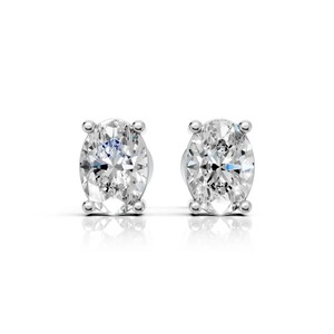 Diamond Statement <b>Earrings</b> <b>Sterling</b> <b>Silver</b> Rhodium Plated Bold Men's Fine Jewelry Piece Featuring Four-Prong <b>Set</b> Moissanite - Product Image 1