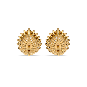 Boucles d'oreilles clous en diamant de laboratoire taille poire 1 carat avec double halo, en or 18 carats jaune, blanc, rose, plaqué rhodium, à visser, pour mariée, haute joaillerie - Product Image 2