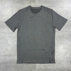 Summer New Trending Men Shorts Sets Men 2 Piece Outdoor Use Short Sleeve and Cotton /Polyester Acid Washed Solid Color Comfort - Product Image 2