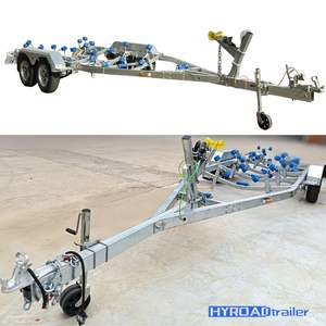 <span class=keywords><strong>Remorque</strong></span> de <span class=keywords><strong>bateau</strong></span> polyvalente, d'une capacité de charge de <span class=keywords><strong>1500</strong></span> <span class=keywords><strong>kg</strong></span> et de dimensions de 6460x2200mm, adaptée aux bateaux et aux jet-skis. - Product Image 6