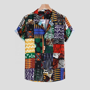 เสื้อยืดแขนสั้นพิมพ์ลายคุณภาพสูงสำหรับผู้ชาย ผ้าฝ้าย 100% สไตล์ลำลองชายหาด แฟชั่นแนวสตรีทรักษ์โลก - Product Image 1