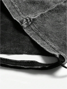 T-shirts en coton tricoté 100 % délavé à l'acide pour hommes, avec logo personnalisé, haute qualité, anti-rétrécissement, coupe ample, unis, vente en gros - Product Image 4