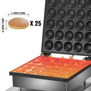 Mini Macchina Elettrica per Poffertjes, Diametro 1,7 Pollici, 850W, con 25 Pancake per Spazi Ristretti - Product Image 3