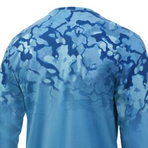 Camisa de Pesca al Aire Libre al por Mayor, OEM, de Secado Rápido, Transpirable, con Protección UV, Manga Larga, Ropa de Pesca Duradera de Poliéster - Product Image 5