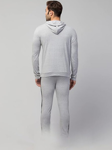 Chándal con Capucha, Manga Larga, Color Sólido, Ropa Casual, Transpirable, Poliéster, Otoño, Corte Regular, con Bolsillos Laterales - Product Image 1