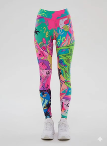 Nuevo Diseño Personalizado, Leggings Deportivos de Verano para Mujer, Transpirables, Casuales, de Cintura Media, Compresivos, para Gimnasio - Product Image 4