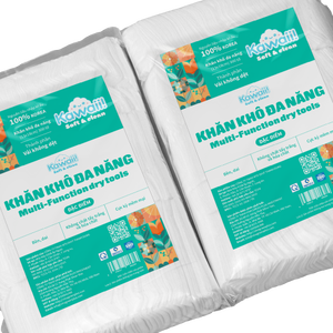 Extra Soft Flushable Eco-Friendly Individually Wrapped Dry Wipes 300 <b>Sheets</b> 180x130mm Non-Woven Disposable Household Facial - Product Image 1