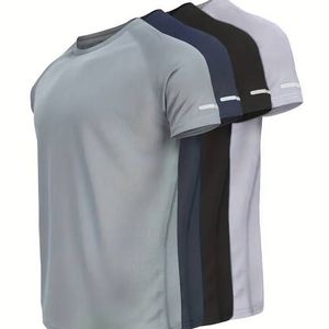 Sous-vêtement sans manches pour homme, séchage rapide, respirant, anti-plis, 100 % polyester, maille, impression sérigraphique, col rond, sport, logo personnalisé - Product Image 2