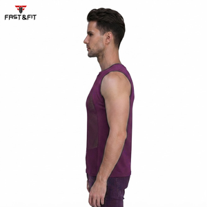 Factory Price Breathable <b>Men</b> Sports Mesh Sleeveless Mesh <b>Singlets</b> <b>for</b> <b>Men</b> Transparent Vest <b>for</b> Sale Transparent Vest - Product Image 3