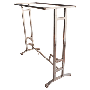 Porte-vêtements pliable en métal de luxe robuste, présentoir à vêtements portable, autoportant, OEM ODM Vietnam - Product Image 1