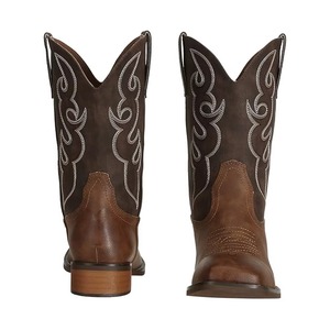 Botas Vaqueras de Cuero Vacuno Personalizadas de Alta Calidad para Hombre con Plataforma Estilo Británico, Nuevas Botas de Montar a Caballo, Botas Ecuestres para Hombre - Product Image 2