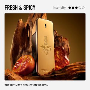 1 <span class=keywords><strong>Million</strong></span> Fragrancee Para <span class=keywords><strong>Hombre</strong></span> - Fresco y Especiado - Notas <span class=keywords><strong>de</strong></span> Ámbar Para Hombres Con Encanto Rebelde - Edt Spray - 3.4 Oz - Product Image 6