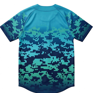 Camiseta de Béisbol Sublimada Personalizada, Material de Malla de Secado Rápido, Uniformes Deportivos Profesionales Ligeros, Precio al por Mayor - Product Image 2