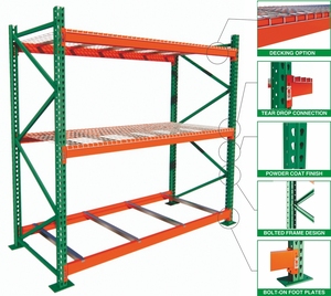 Adjustable Industrial Warehouse <b>Racking</b> System Pallet Rack Warehouse Step Beam Teardrop Uprights <b>Storage</b> Capacity Warehouse Rack - Product Image 4