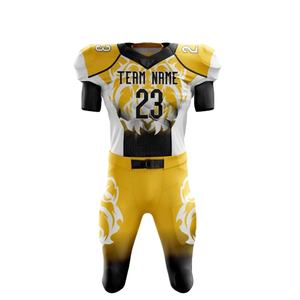 Ensemble d'uniformes de football américain pour les matchs compétitifs, maillot renforcé, short imprimé, pantalon rembourré, vêtements d'équipe de niveau professionnel - Product Image 6