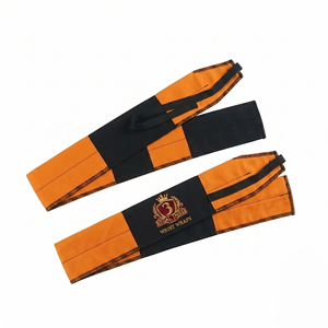 ผ้าพันข้อมือ Regal Three แบบผ้าฝ้าย ปิดด้วยแถบตีนตุ๊กแก ปักลาย สำหรับยกน้ำหนัก ผ้าพันข้อมือแบบพาวเวอร์แรป - Product Image 1