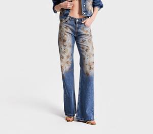 Pantalones Cargo de Mezclilla de Peso Medio para Mujer, Tallas Grandes, Estilo Vintage, Ecológicos, Transpirables, Cintura Elástica, al Mejor Precio y Alta Calidad - Product Image 5