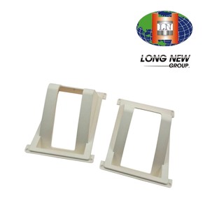 ฝาครอบช่องระบายอากาศพลาสติกแบบกำหนดเอง LONGNEW |   หน้าแปลนระบายอากาศติดผนัง OEM PC/ABS/PP สีเบจ ผลิตในไต้หวัน - Product Image 2