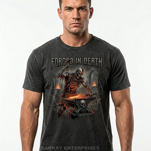 Camiseta para Hombre Color Granate, Diseño Personalizado de Ballet Horror, Estampado de Bailarín Esqueleto, 100% Algodón, Alta Calidad, Fabricante de Camisetas, Venta al Por Mayor - Product Image 2