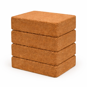 Bloc de fibre de coco Exim d'outre-mer biodégradable et écologique à haute rétention d'eau 5kg 30x30x12cm pour l'agriculture, les fleurs et les engrais - Product Image 2
